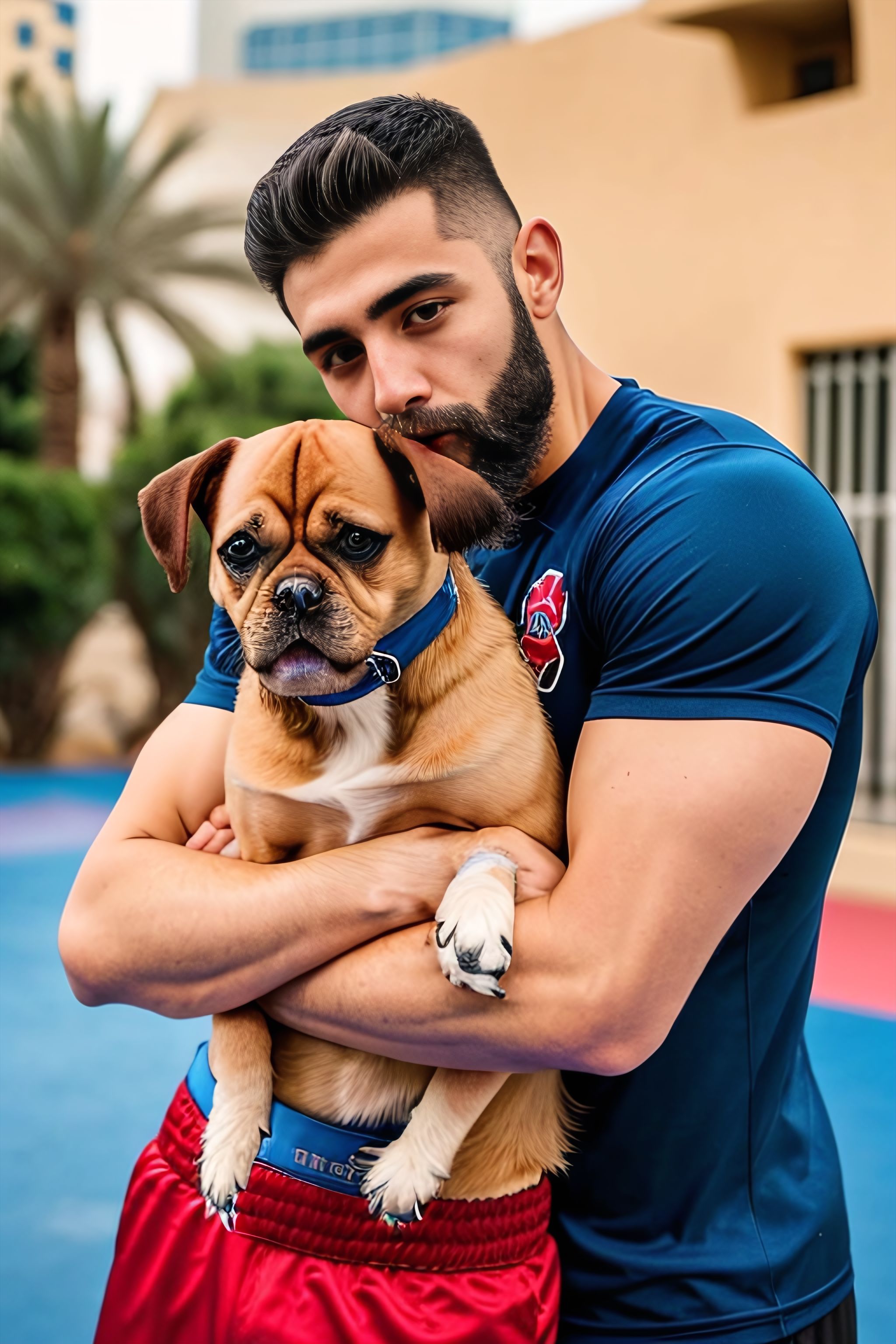 Portrait generated with Stable Diffusion.